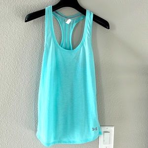 Blue Womens Underarmor workout tank